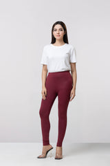 Knitted Basic Viscose-Spandex Leggings