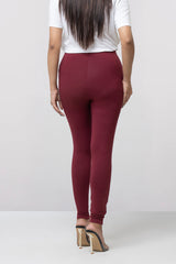 Knitted Basic Viscose-Spandex Leggings