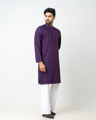 Regular Fit Embroidered Semi-Formal Panjabi