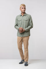 Regular Fit Solid Casual Shirt