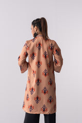 Mid-Length Sublimation Printed Smart Fit Ethnic Kurta