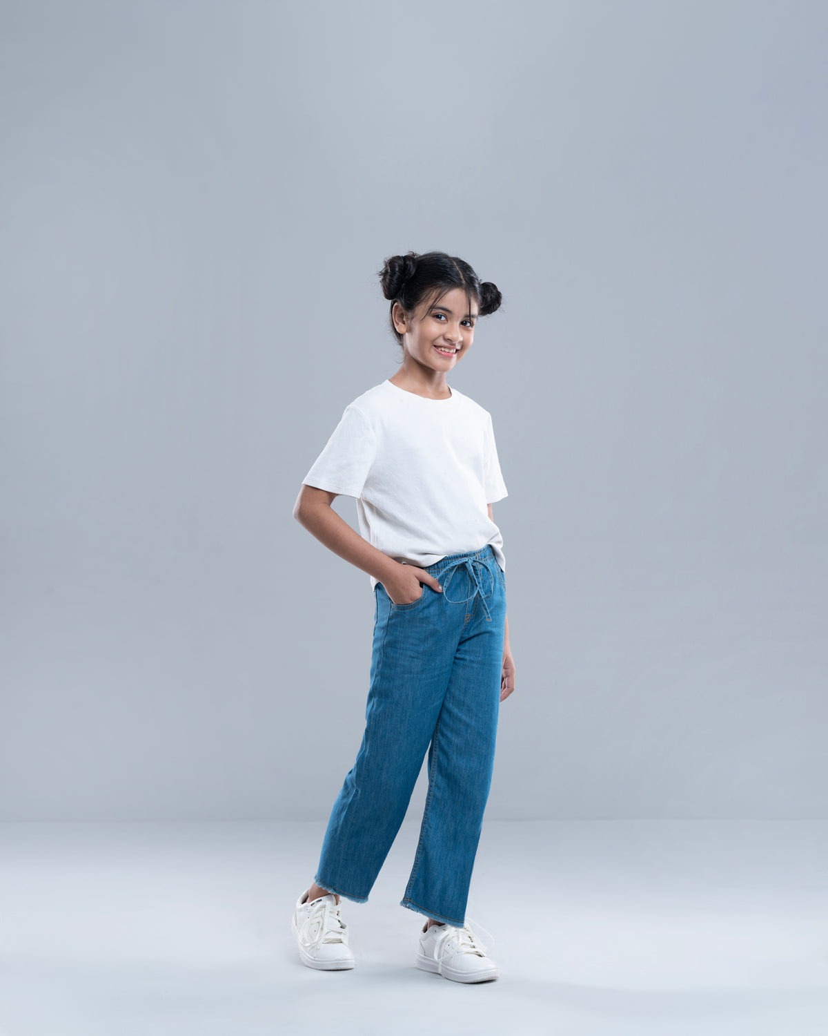 Girls' Denim Bottom (2-4 Years)