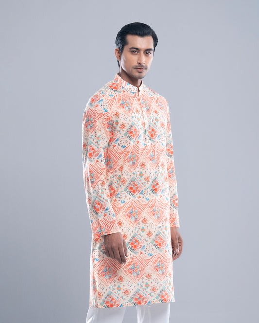 Regular Fit Printed Panjabi