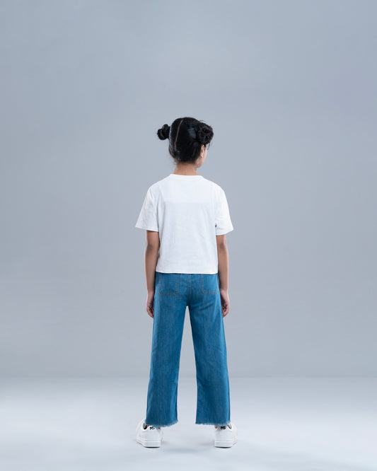 Girls' Denim Bottom (2-4 Years)