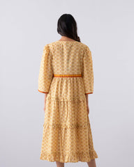 Mystika Printed Long Dress