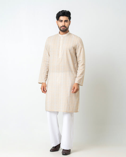 Regular Fit Printed Panjabi
