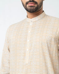 Regular Fit Printed Panjabi