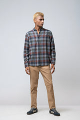 Regular Fit Checkered Casual Shirt