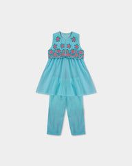 Newborn Girls' Ethnic Partywear Set (6-18 Months)