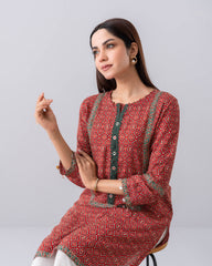 Relaxed Fit All-Over Printed Ethnic Kurti