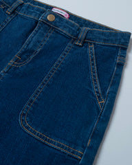 Girls' Denim Bottom (6-8 Years)