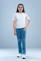 Junior Girls Denim Bottom (10-14 Years)