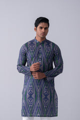 Regular Fit Printed Cotton Panjabi