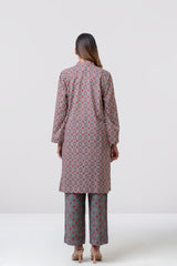 Relaxed Fit Printed Two-Piece Ethnic Set