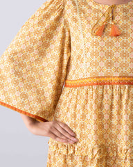 Mystika Printed Long Dress