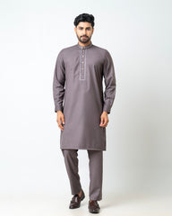 Regular Fit Embroidered Formal Ethnic Kurta Set