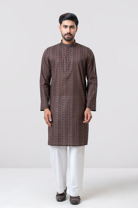 Regular Fit All-Over Printed Panjabi