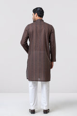 Regular Fit All-Over Printed Panjabi