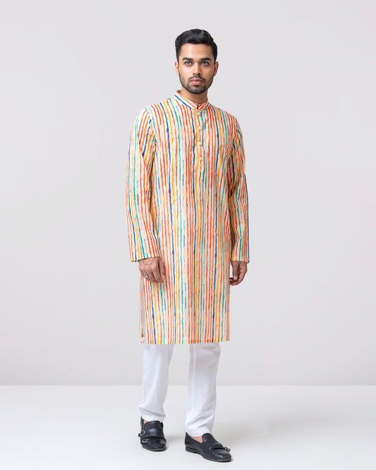 Regular Fit Printed Panjabi