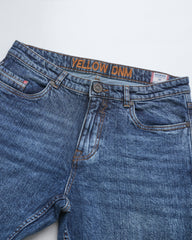Straight Fit Blue Jeans