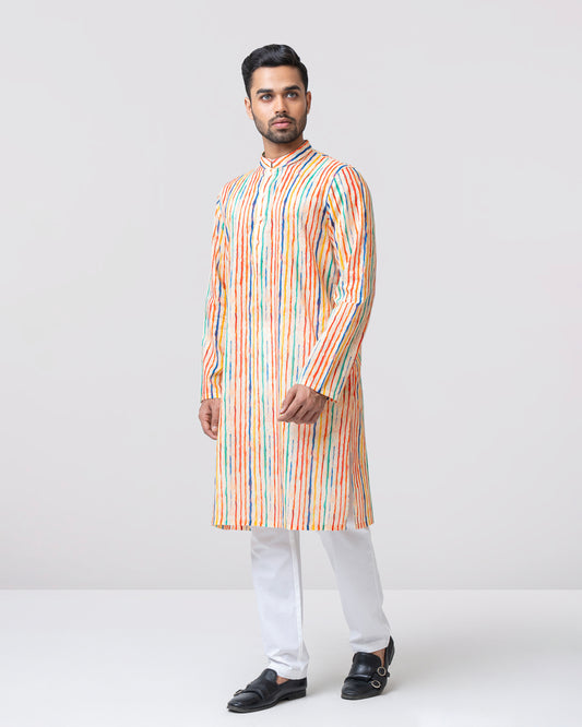 Regular Fit Printed Panjabi