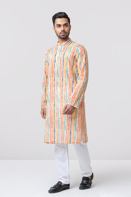 Regular Fit All-Over Printed Panjabi