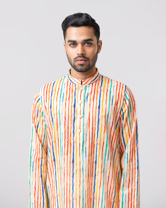 Regular Fit Printed Panjabi
