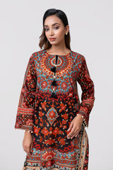 Smart Fit Printed Lawn Kurta