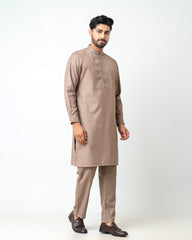 Regular Fit Embroidered Formal Ethnic Kurta Set