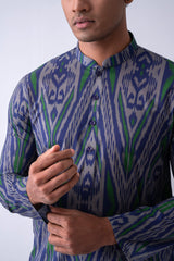 Regular Fit Printed Cotton Panjabi