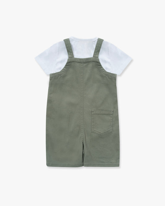 Newborn Boys' Dungaree (0-6 Months)