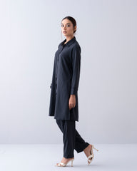 Mystika Pinstripe Two-Piece Set