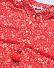 Regular Fit All Over Printed Top – Mystika