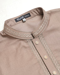 Regular Fit Embroidered Formal Ethnic Kurta Set