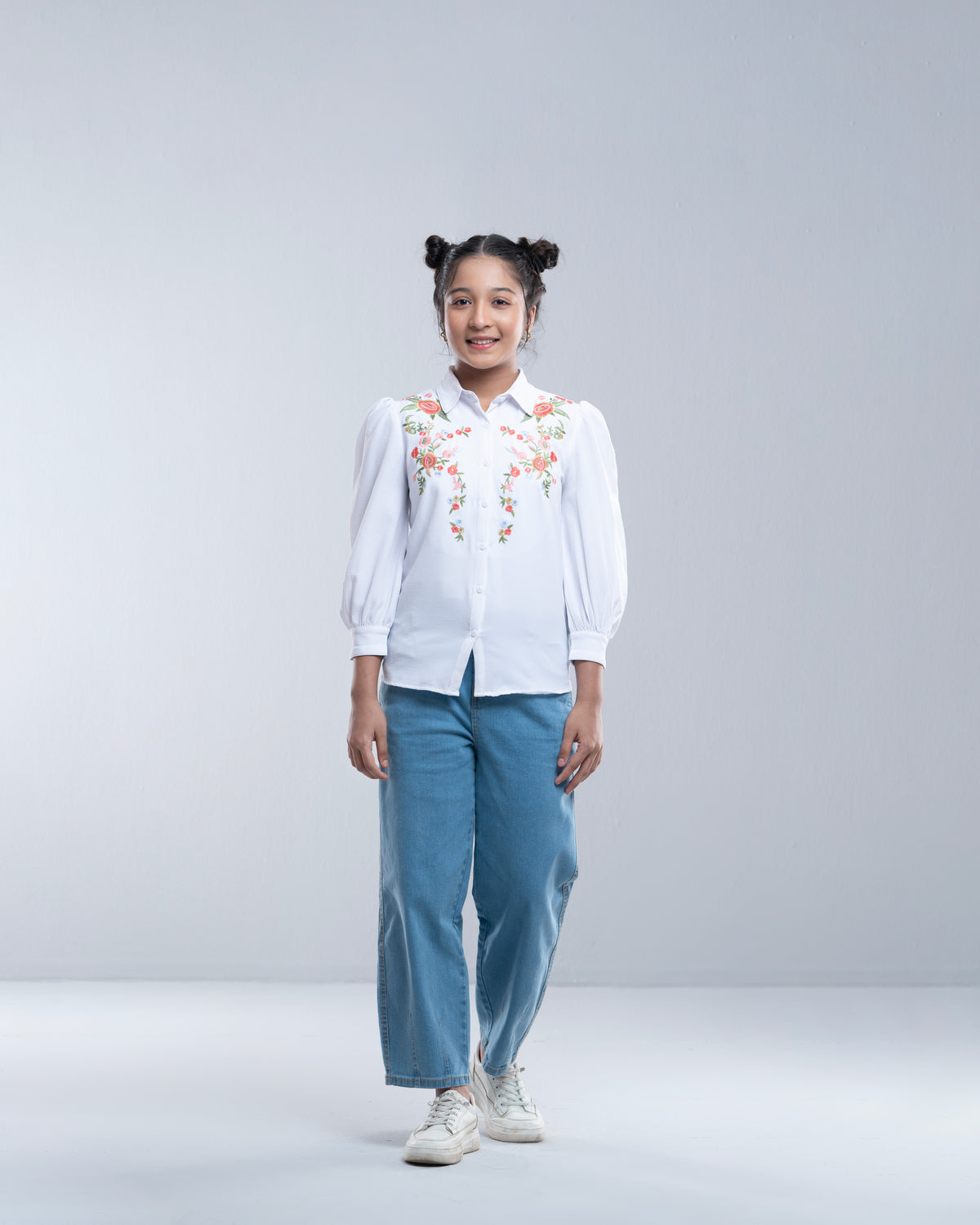 Junior Girls' Western Fashion Top (10-14 Years)