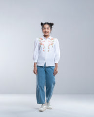 Junior Girls' Western Fashion Top (10-14 Years)