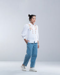 Junior Girls' Western Fashion Top (10-14 Years)