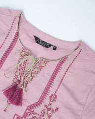 Smart Fit Embellished Two-Piece Formal Ethnic Set with Organza Dupatta