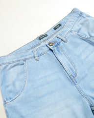 Straight Fit Denim Shorts