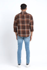 Regular Fit Checkered Casual Shirt