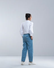 Junior Girls' Denim Bottom (10-14 Years)