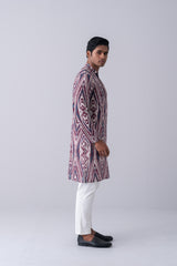Regular Fit Printed Cotton Panjabi