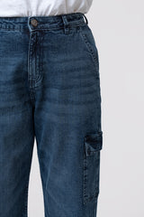 Wide-Leg High-Waist Denim