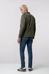 Regular Fit Reversible Corduroy/Suede Jacket