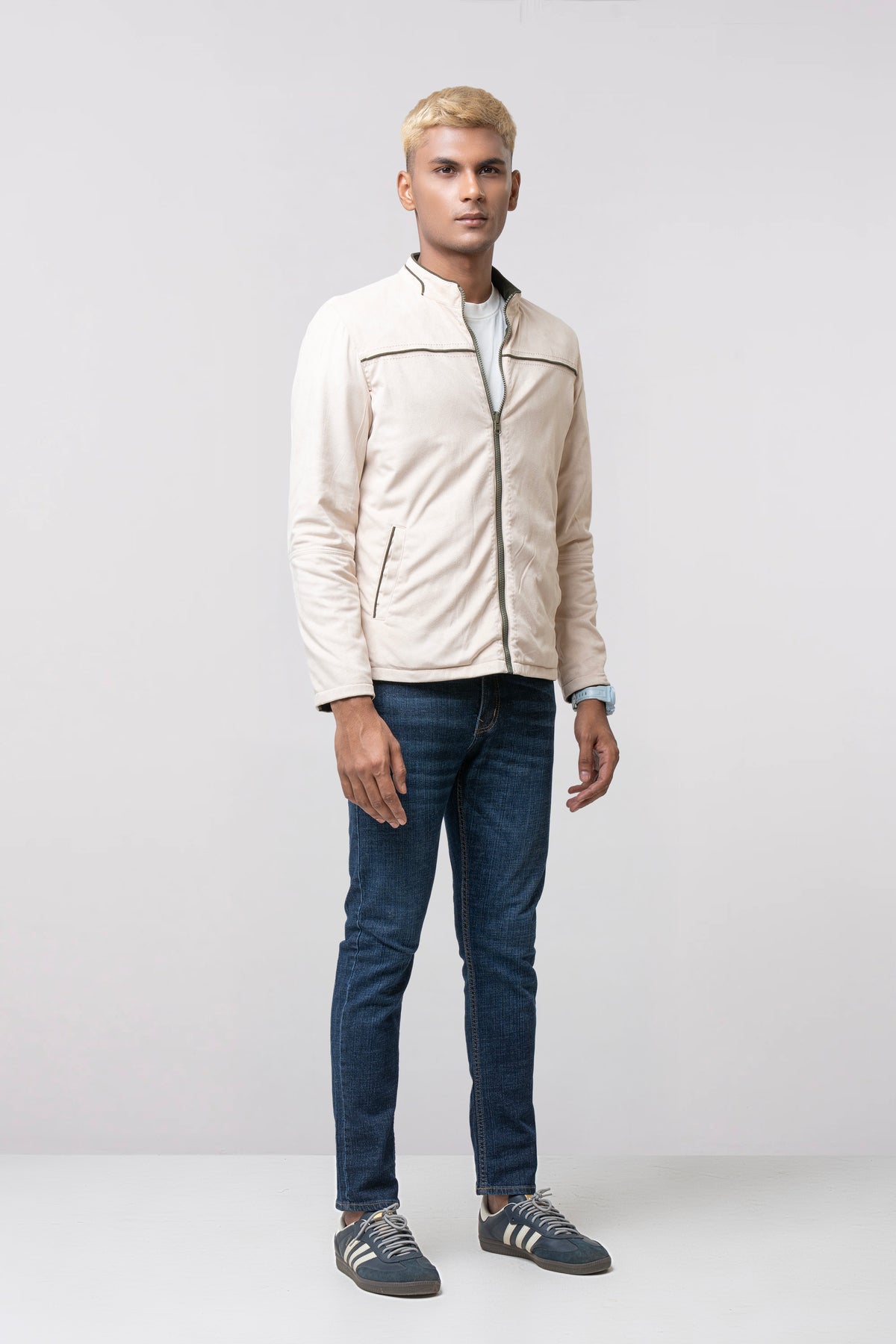 Regular Fit Reversible Corduroy/Suede Jacket