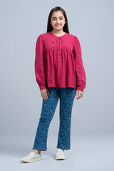 Junior Girls Western Fashion Top (10-14 Years)