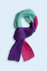 Girls Scarf - Purple Mix