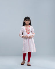 Junior Girls' Embroidered Ethnic Kurti (10-14 Years)