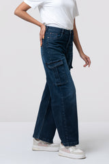 Straight Fit High-Waist Denim
