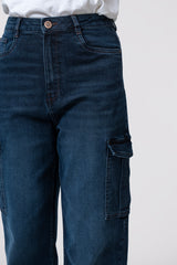 Straight Fit High-Waist Denim